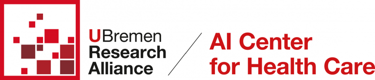 Logo of the UBremen Research Alliance AI Center for Health Care